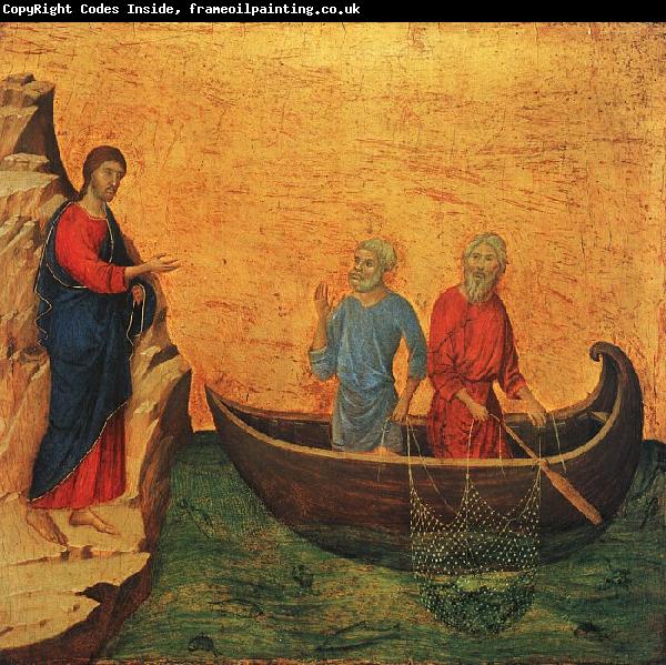 Duccio di Buoninsegna The Calling of the Apostles Peter and Andrew
